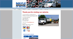 Desktop Screenshot of mayleofbelpre.com