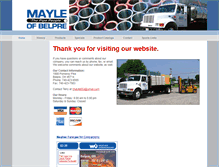 Tablet Screenshot of mayleofbelpre.com